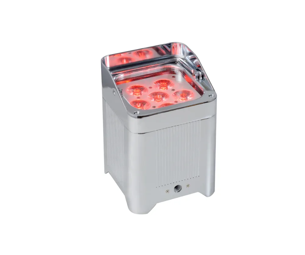 6x15W Batería inalámbrica LED LED LECHE