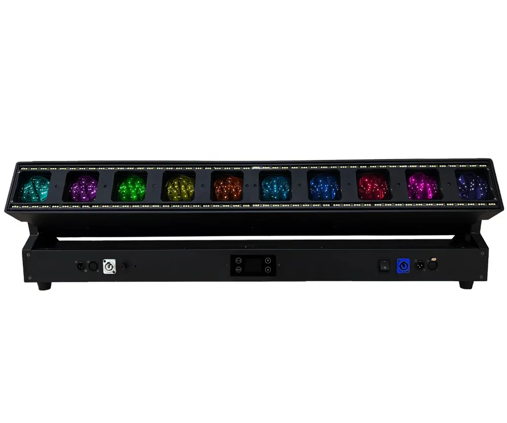 Rattler 10x60W LED Pixel Barra de movimiento Luz más estroboscópico