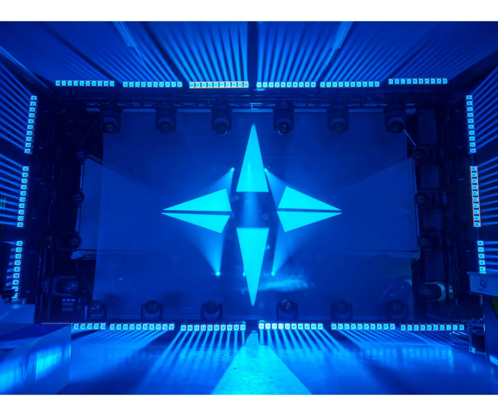 Rattler 10x60W LED Pixel Barra de movimiento Luz más estroboscópico