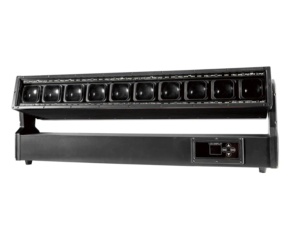 Rattlerip 10 10x60W LED Pixel Barra de movimiento Luz más estroboscópico