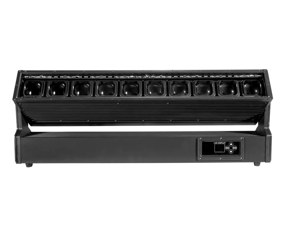Rattlerip 10 10x60W LED Pixel Barra de movimiento Luz más estroboscópico