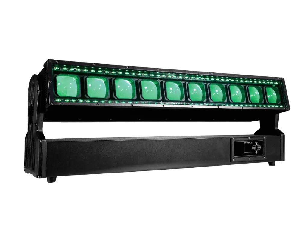 Rattlerip 10 10x60W LED Pixel Barra de movimiento Luz más estroboscópico