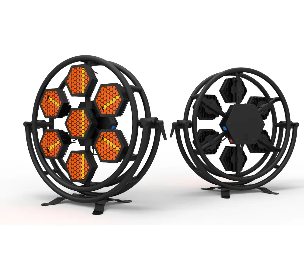 Transpot 760 7 cabezas Pétalos de nieve LED BLINDER ETAPA DE LA ETAPA